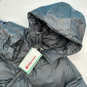 Marmot Men's Guides Down‎ Insulated Hooded Puffer Jacket, Size Large, Dark Steel